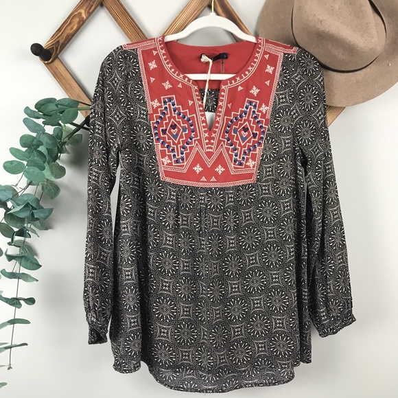 THML for Stitchfix | Boho Peasant Blouse - Picture 2 of 6